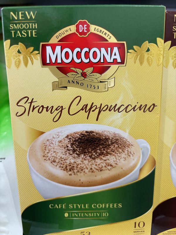 Moccona Strong Cappucino Sachet 132g