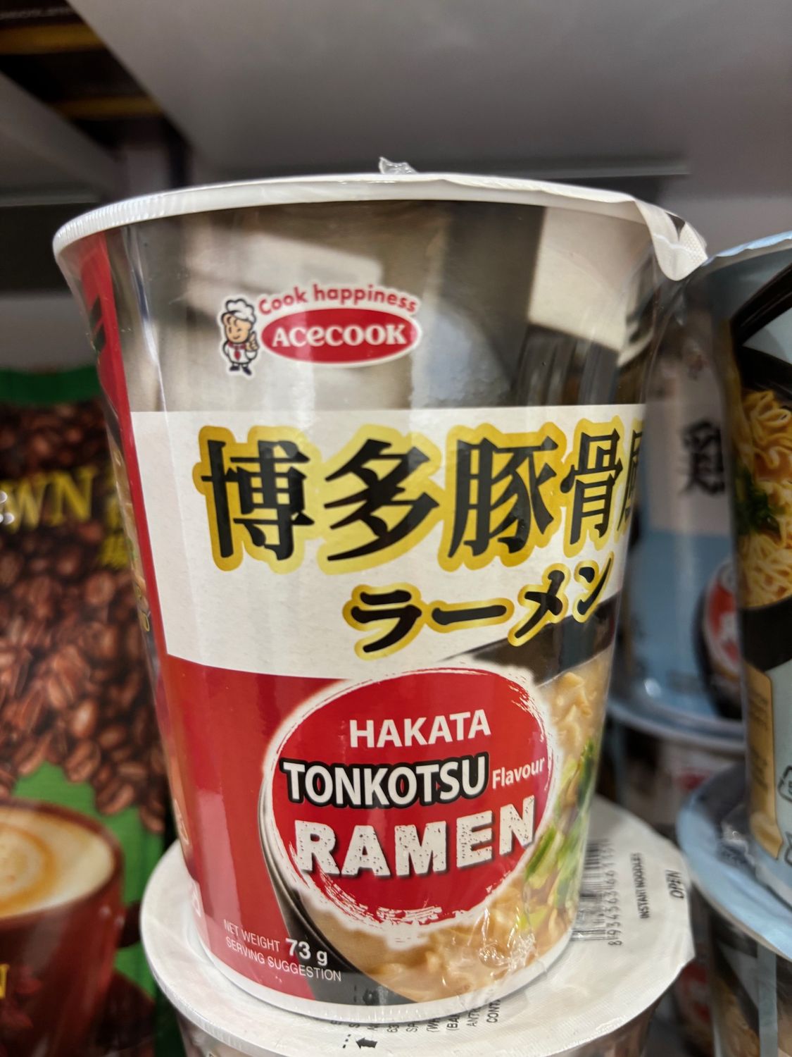 Acecook Japanese Tonkotsu Noodles Cup Ramen 73g
