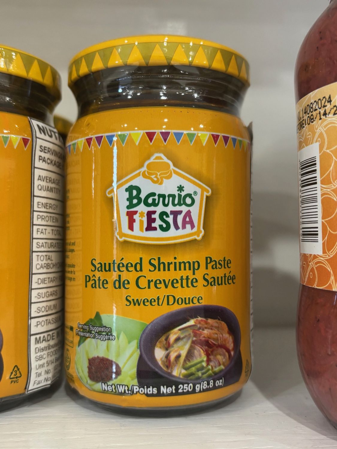 Barrio Fiesta Bagoong Shrimp Paste Sweet 250g Yellow