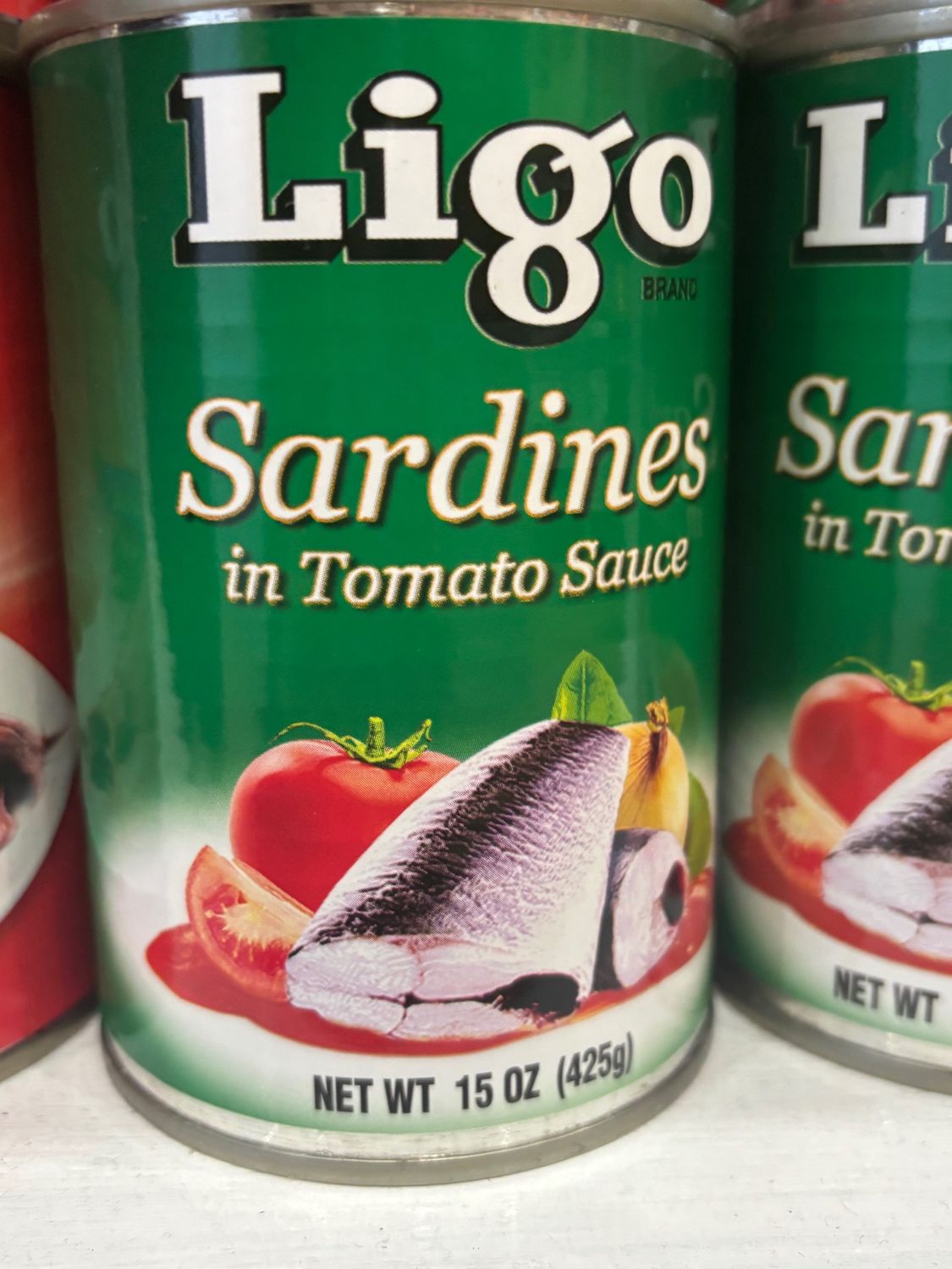 Ligo Sardines Tomato Sauce Regular 425g