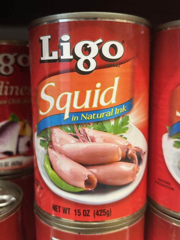 Ligo Squid Calamares in Natural Ink 425g