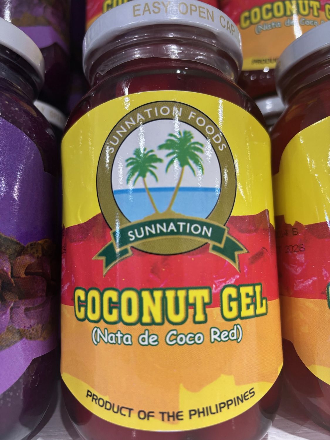 Sunnation Nata De Coco Coconut Gel Red 340g