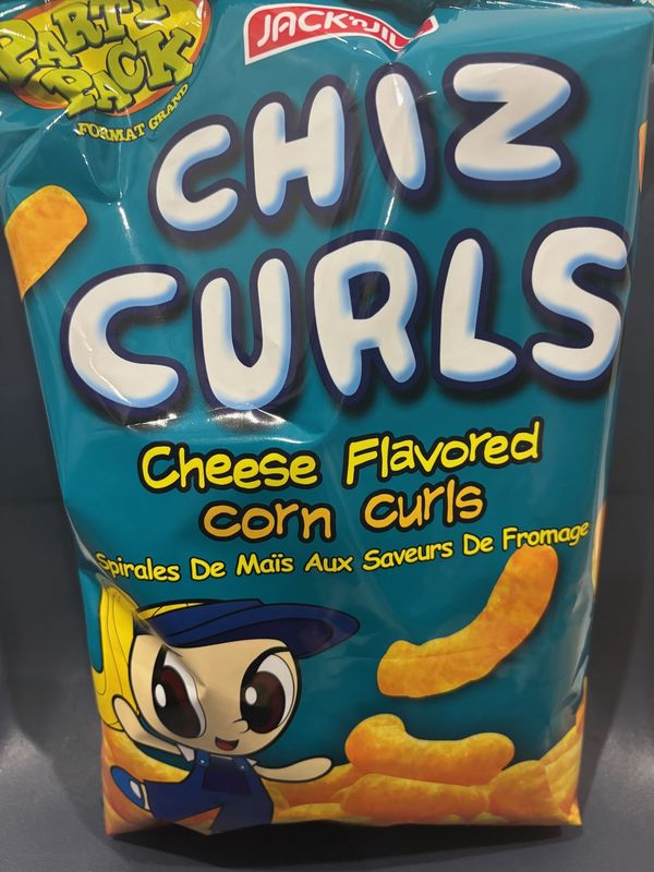 Jack n Jill Chiz Curls Cheese 120g
