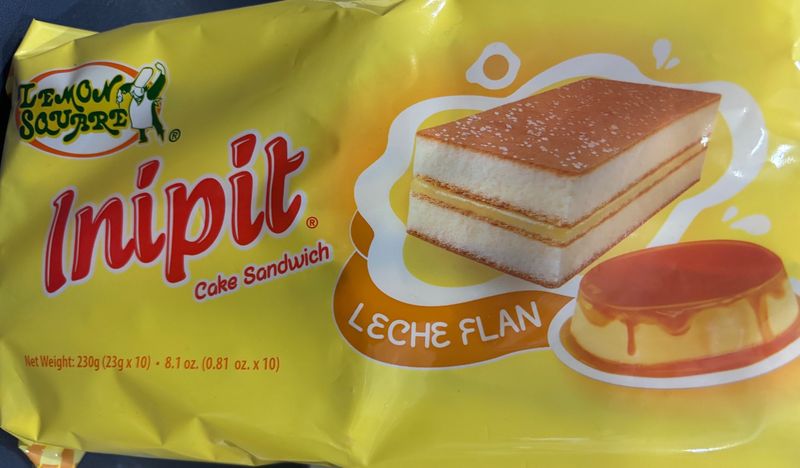 Lemon Square Inipit Custard (Leche Flan) 23gx10