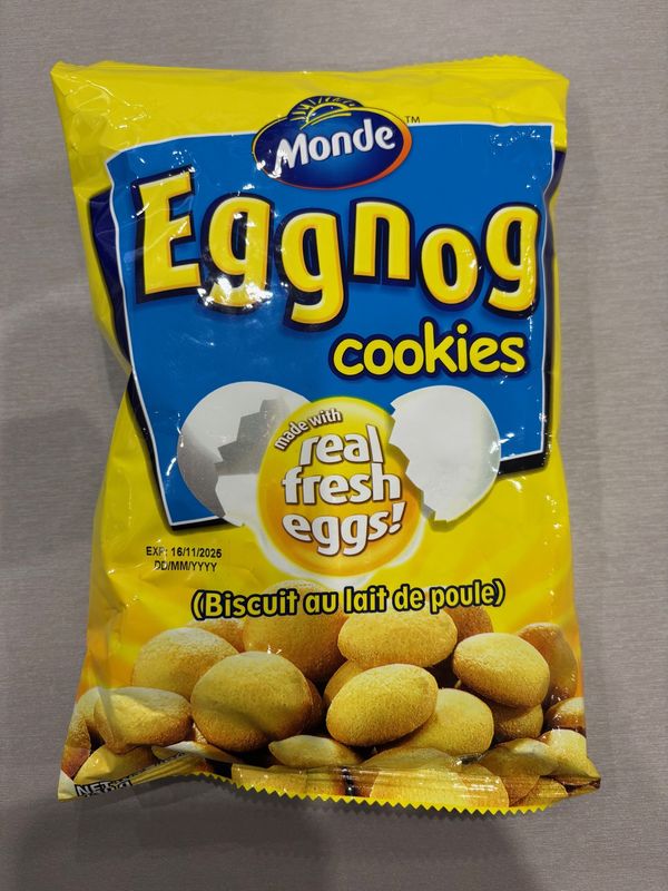 Monde Eggnog Cookies 130g