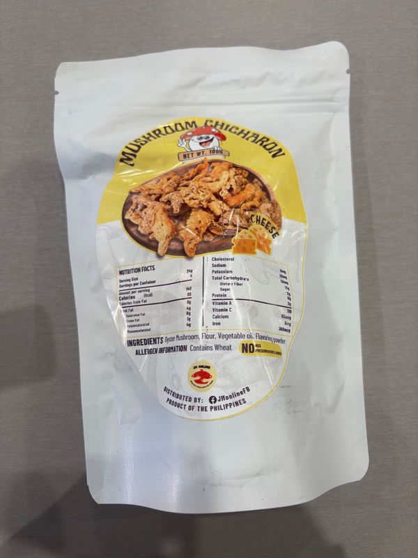 JM Online Chicharon Mushroom Cheese 100g