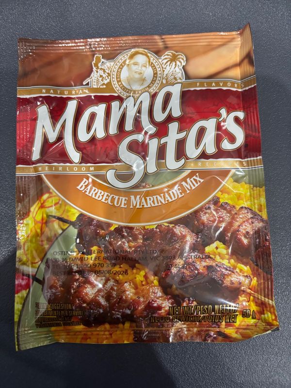 Mama Sita&#39;s  BBQ  marinade powder