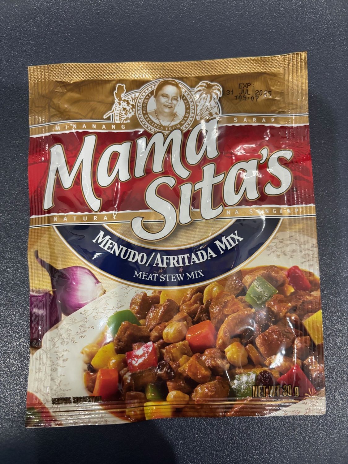 Mama Sita Recipe Mix Menudo Apritada Meat Stew 30g