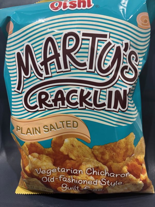Marty&#39;s Crackling Plain Salted, 90g
