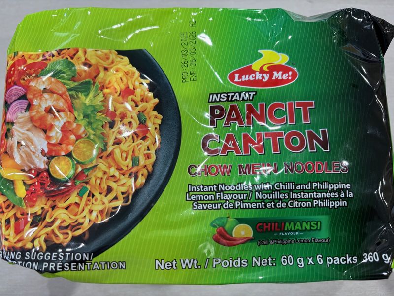 Lucky Me Pancit Canton Chili-Mansi, 6x60g
