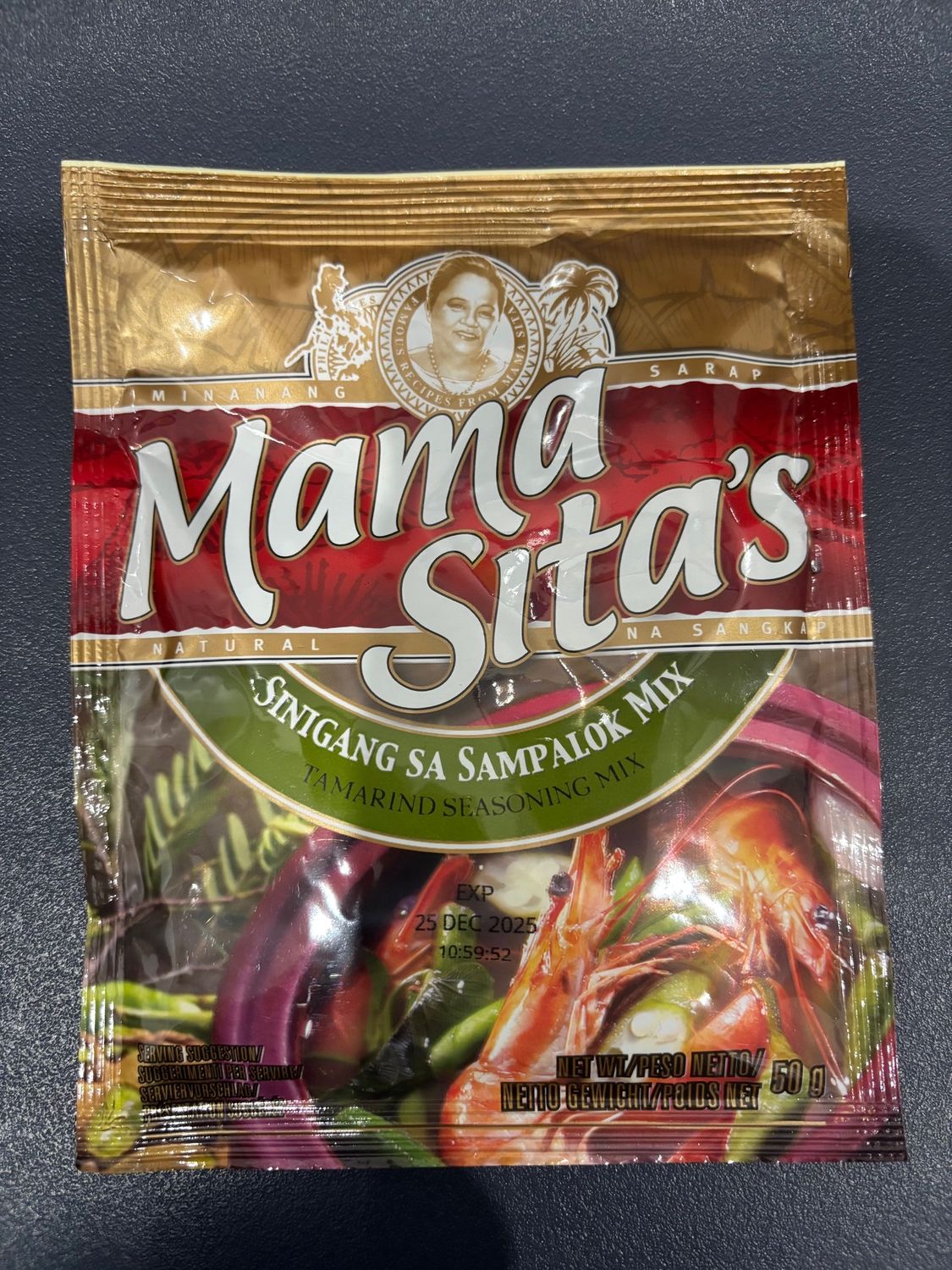 Mama Sita&#39;s Recipe Mix Sinigang sa Sampalok Tamarind Broth 57g
