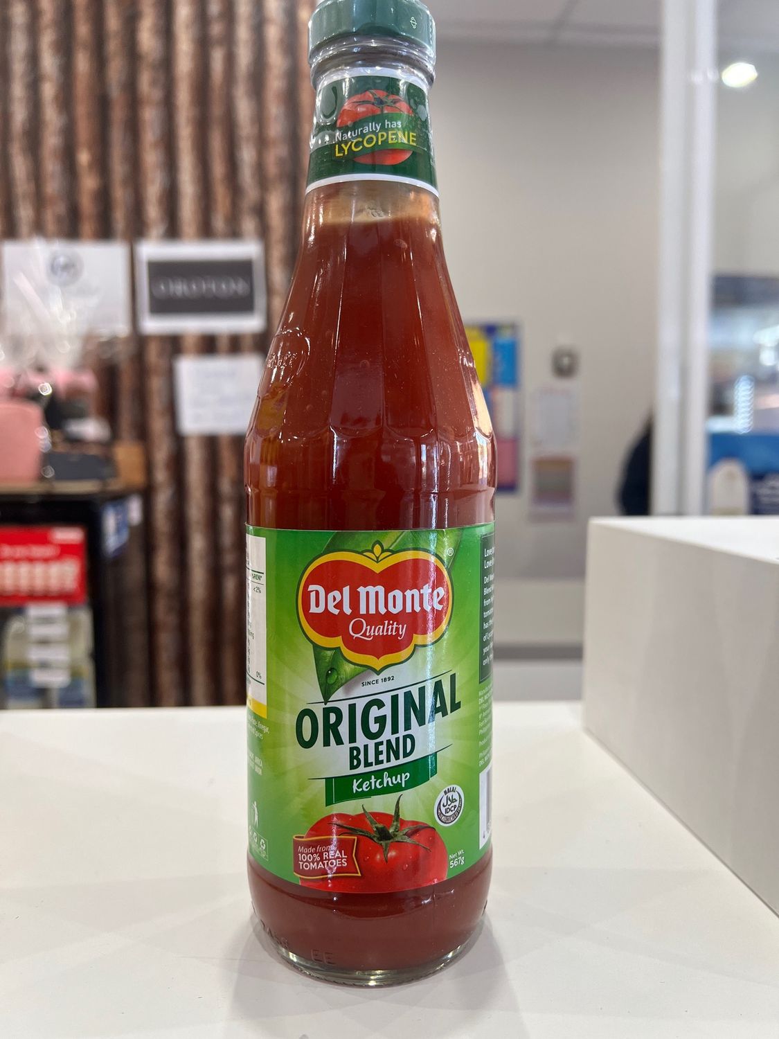 Del Monte Original Blend Tomato Ketchup 567g bottle