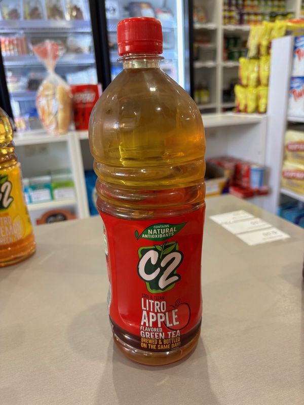 C2 Green Tea Apple Big 1L Red