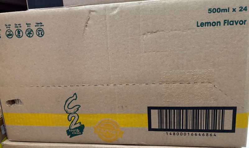 C2 Lemon 500mLx24 in a BOX