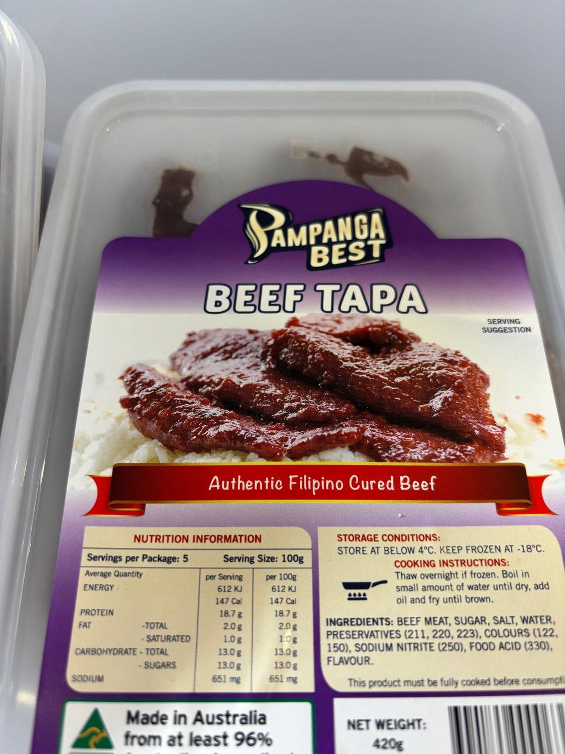 Pampanga Best Beef Tapa 420g