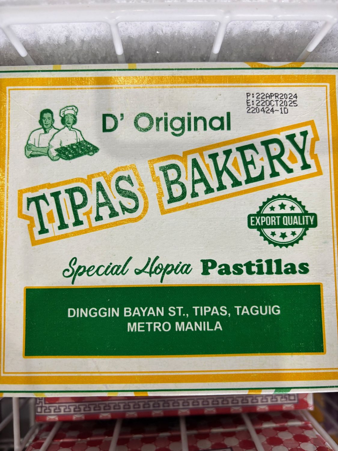 Tipas Hopia Pastillas 500g