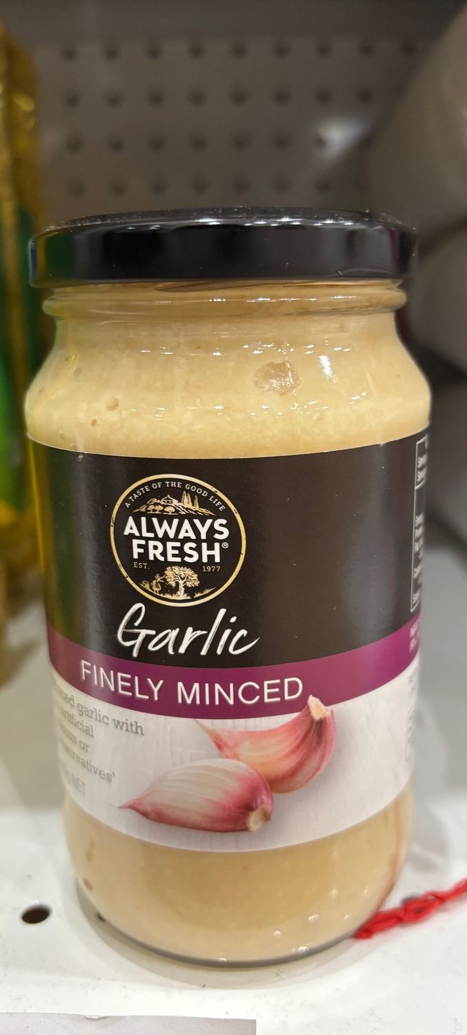 Always Fresh Garlic Finely Minced 400g