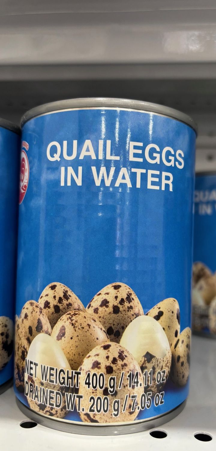 Cock Quail Eggs in Water (can) 400g