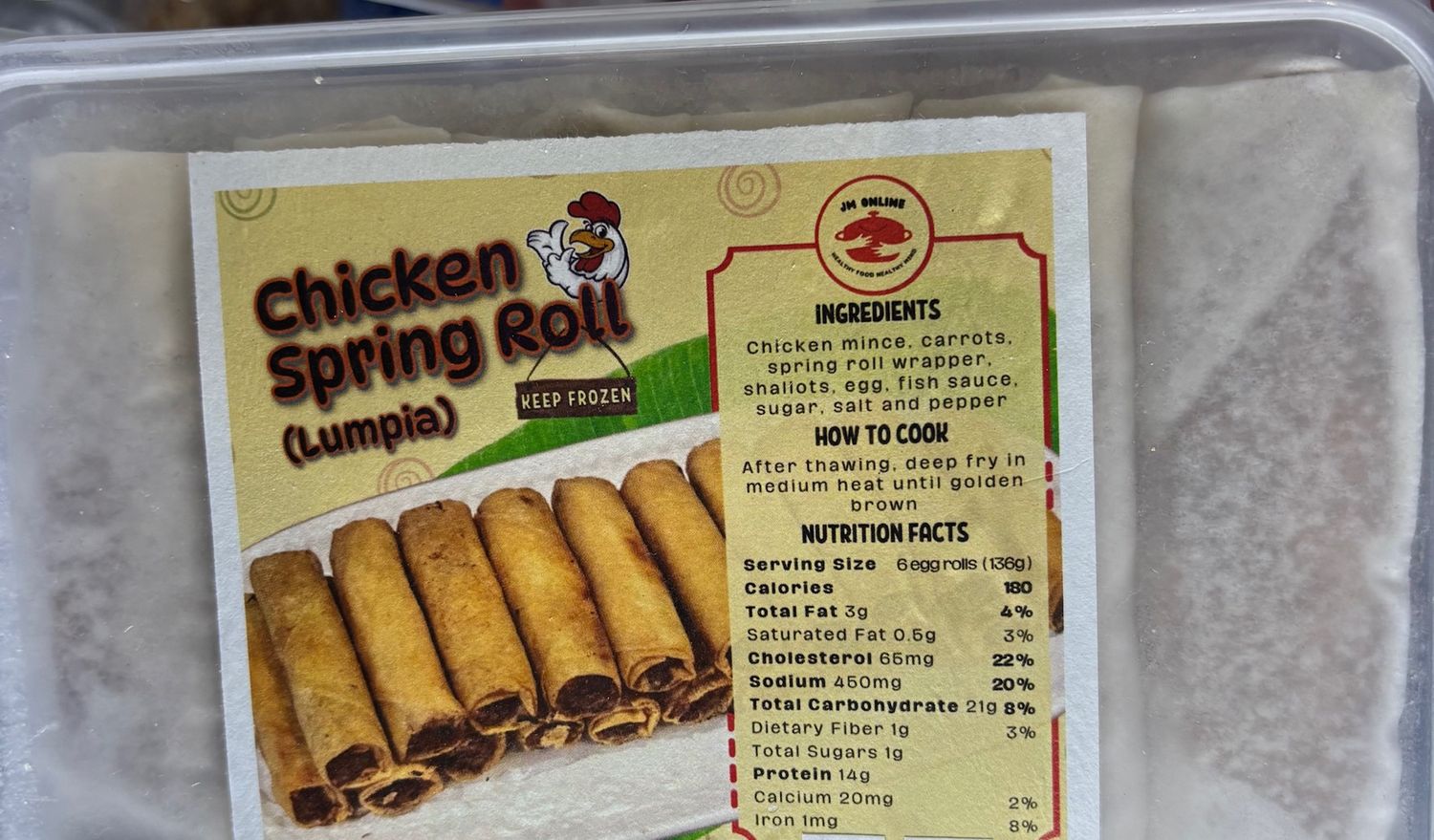 JM Online Chicken Lumpia