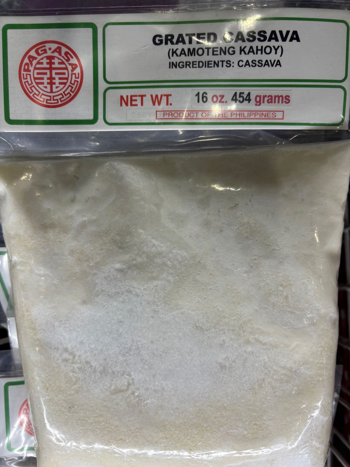 Pagasa Frozen Fruit Grated Cassava 454g