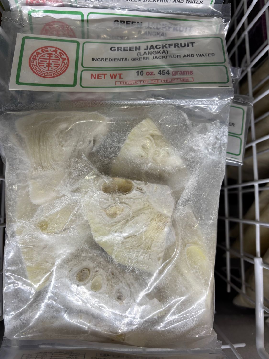Pagasa Frozen Fruit Green Jackfruit 454g
