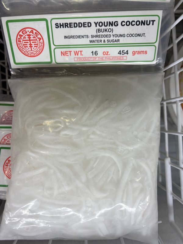 Pagasa Frozen Fruit Shredded Buko Young Coconut