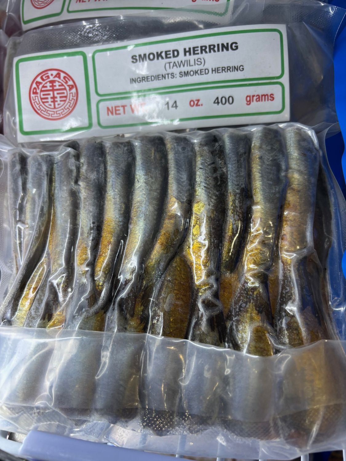 Pagasa Frozen Smoked Fish Tawilis Herring 400g