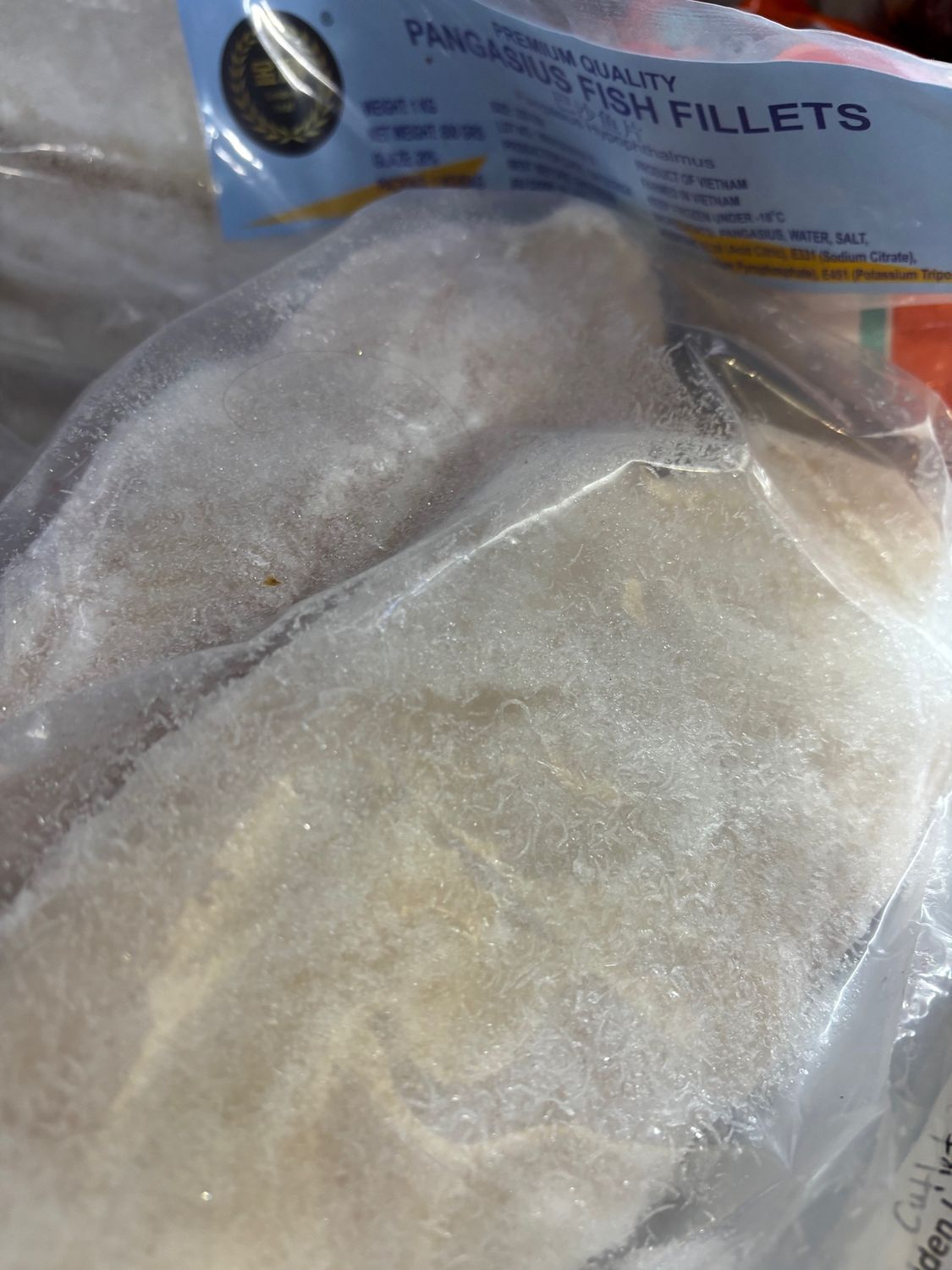 Golden Leaf Frozen Panasius Fish Fillets 1kg