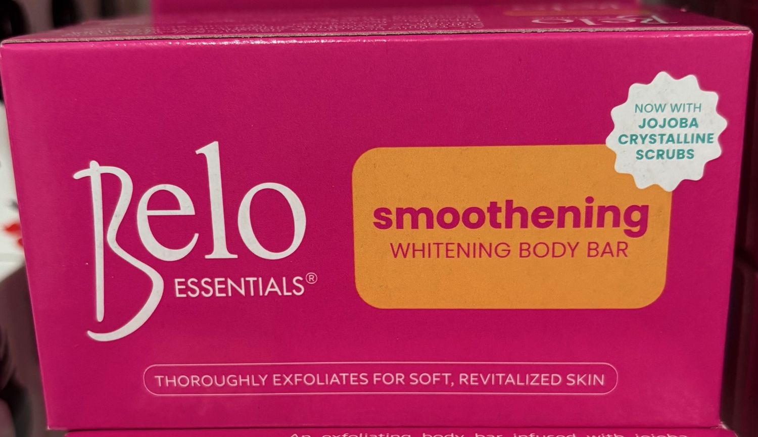 Belo Whitening Body Bar Soap Skin Smoothening (Pink) 135g