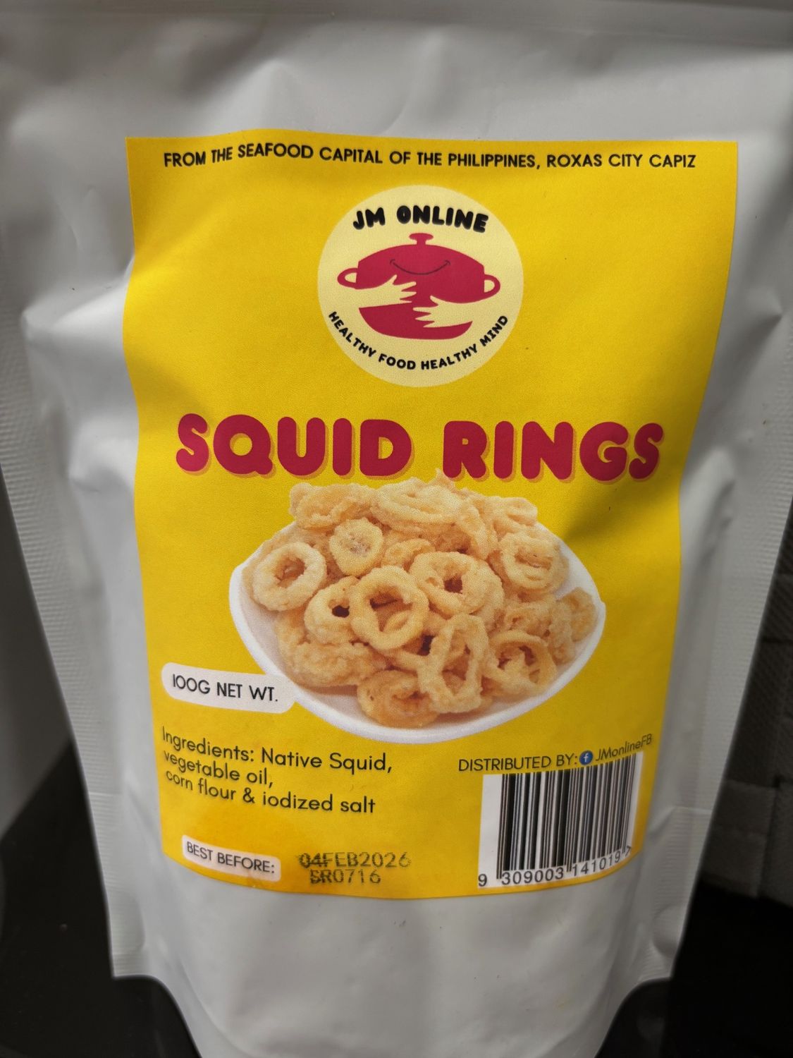 JM Online Squid Rings 100g
