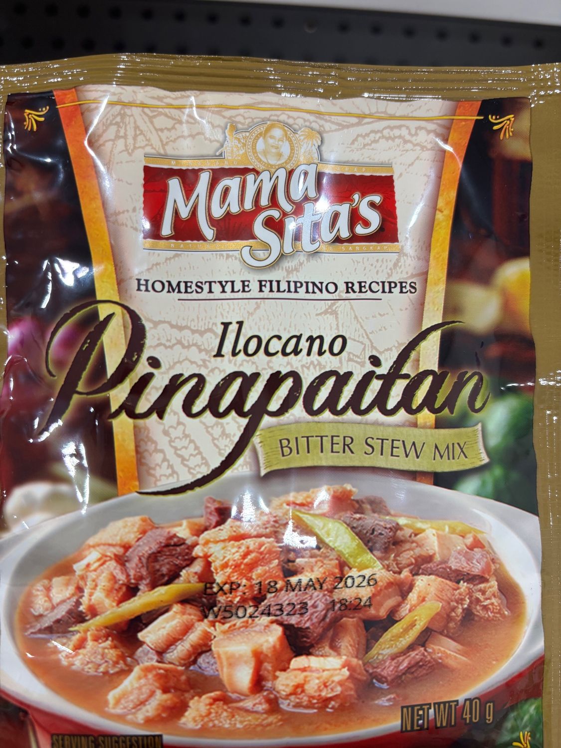 Mama Sita&#39;s Ilocano Pinapaitan Bitter Stew Mix 40g
