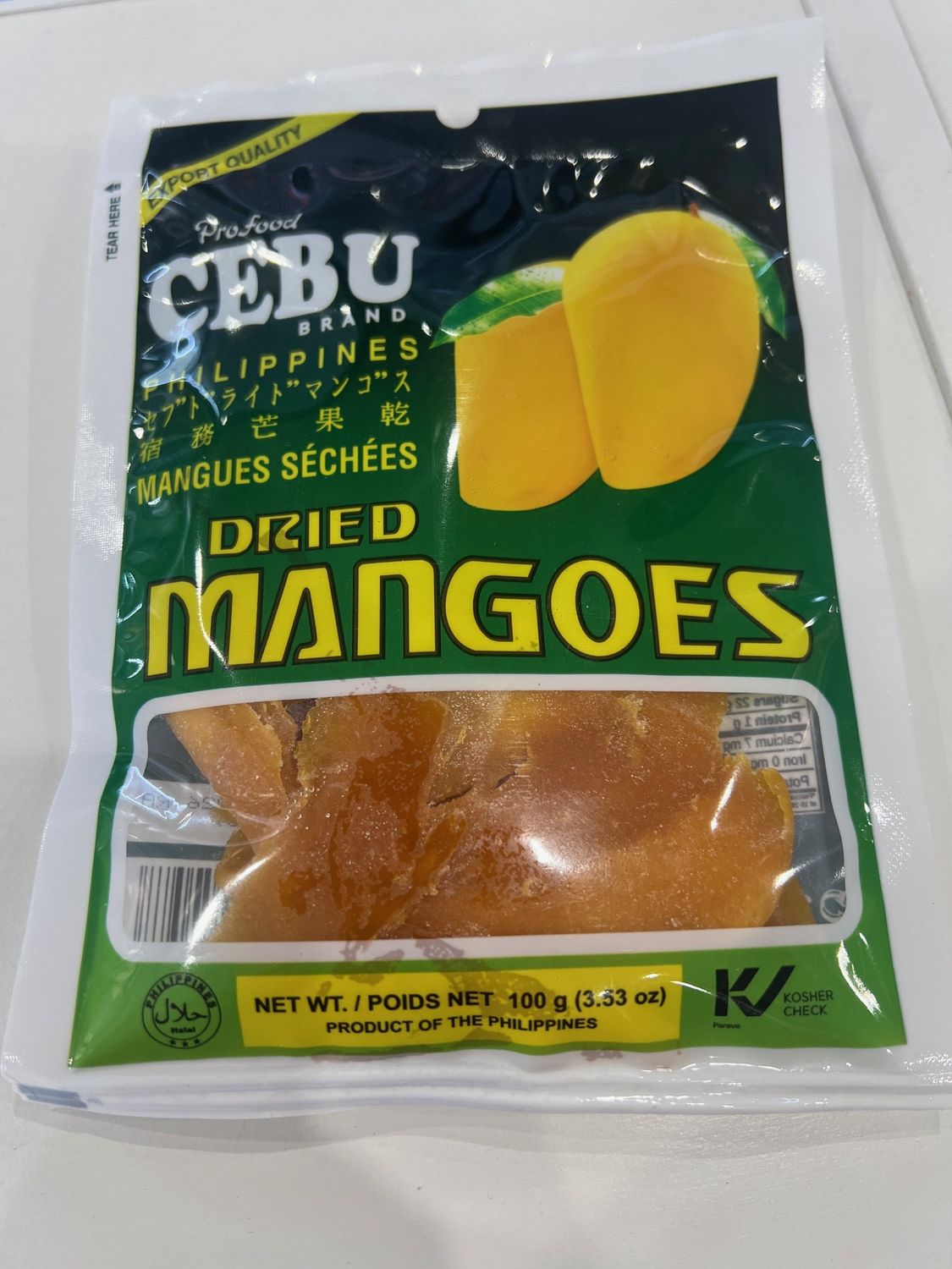 Cebu Dried Mango 100g