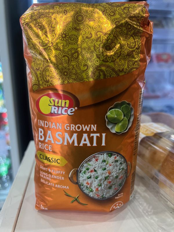 Sun Rice Basmati 1kg