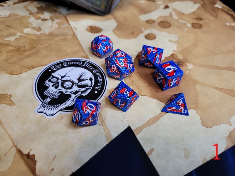Solid Metal Dice