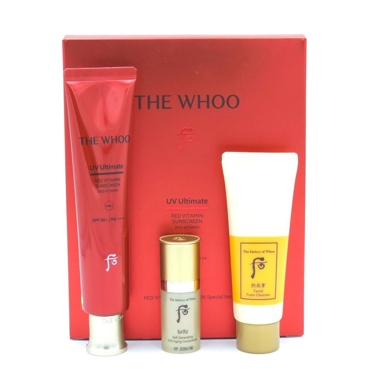 Whoo UV Ultimate Red Vitamin Sunscreen Special Set SPF 50+