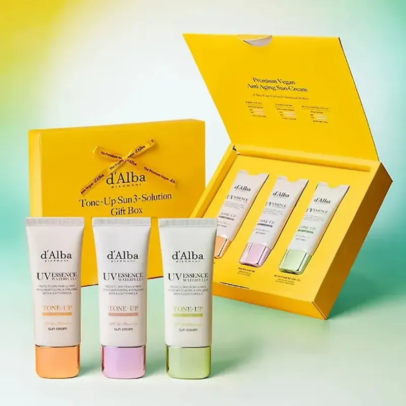 d'Alba Tone-Up Sun 3-Solution Gift Box