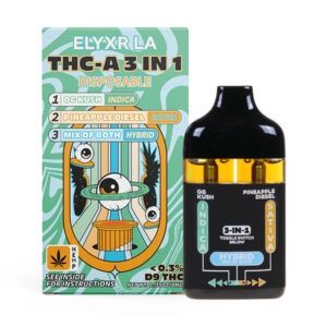 Elyxr LA THC-A 3-in-1 OG Kush (Indica) &amp; Pineapple Diesel (Sativa) Disposable