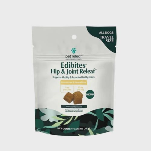 Travel Size Pet Releaf Hip &amp; Joint Relief Peanut Butter And Banana
