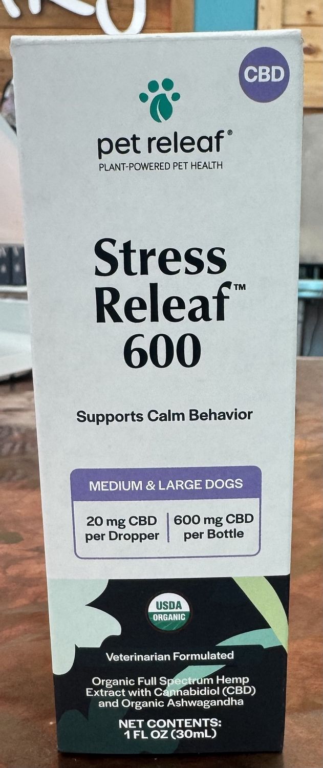 Pet Releaf Stress Releaf 600 MG Tincture