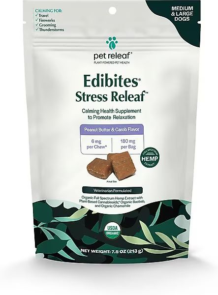 Pet Releaf Stress Relief for Med To Large Dogs - Peanut Butter And Carob