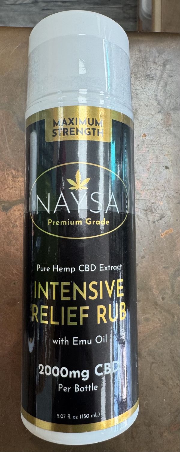 Naysa Intensive Relief Pain Rub 2000 MG CBD