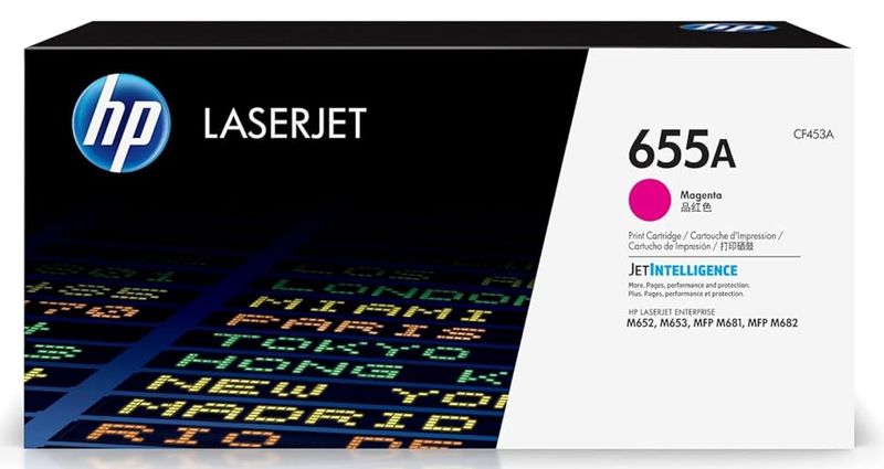 HP 655A Magenta Toner Cartridge