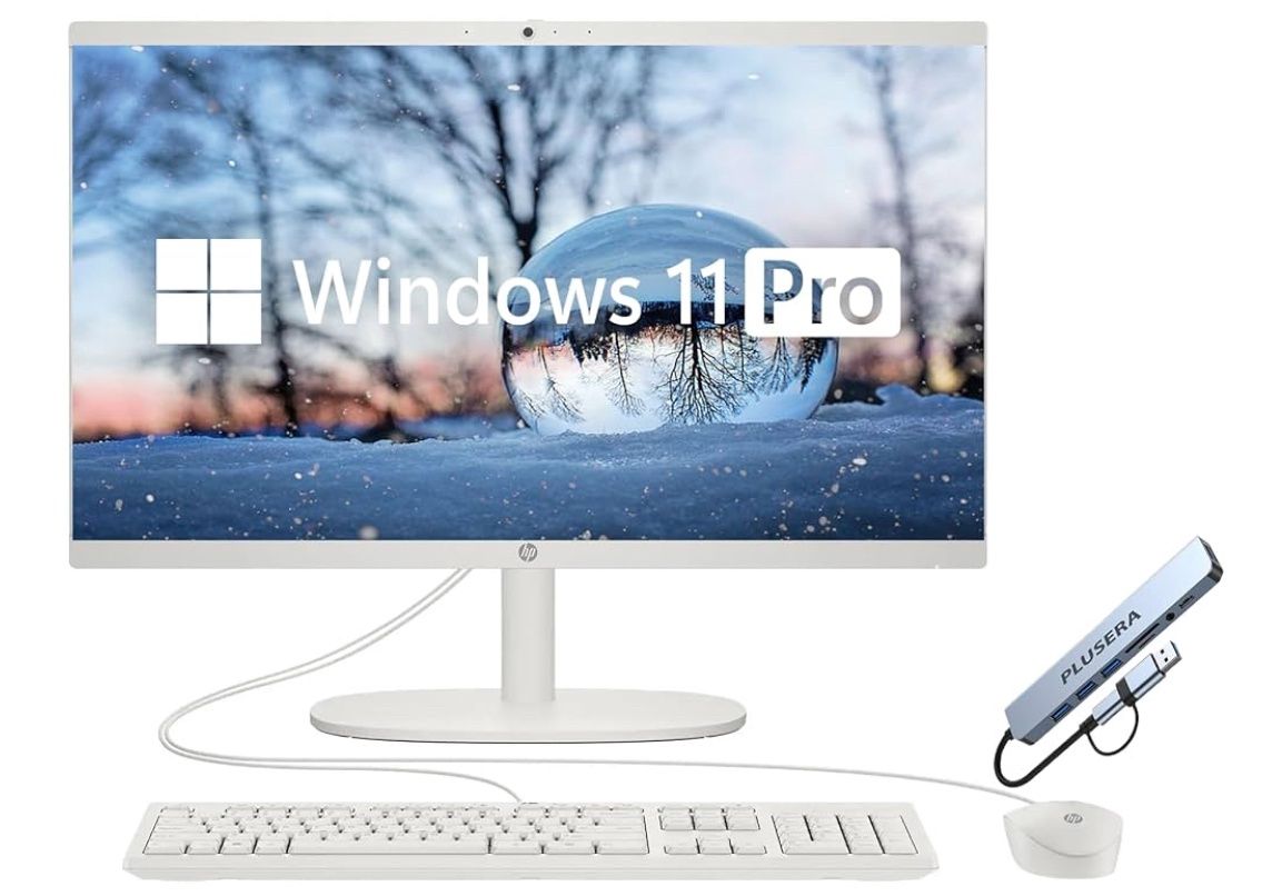 HP 21.5" FHD All-in-One Desktop Computer, 32GB RAM 1.5TB Storage