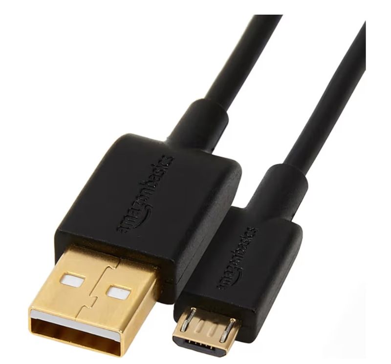 Amazon Basics USB-A to Micro USB Charging Cable