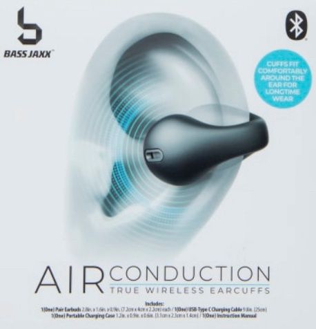 Air Conduction True Wireless Earcuffs Earbuds