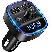 LENCENT FM Transmitter, Bluetooth FM Transmitter Wireless Radio Adapter