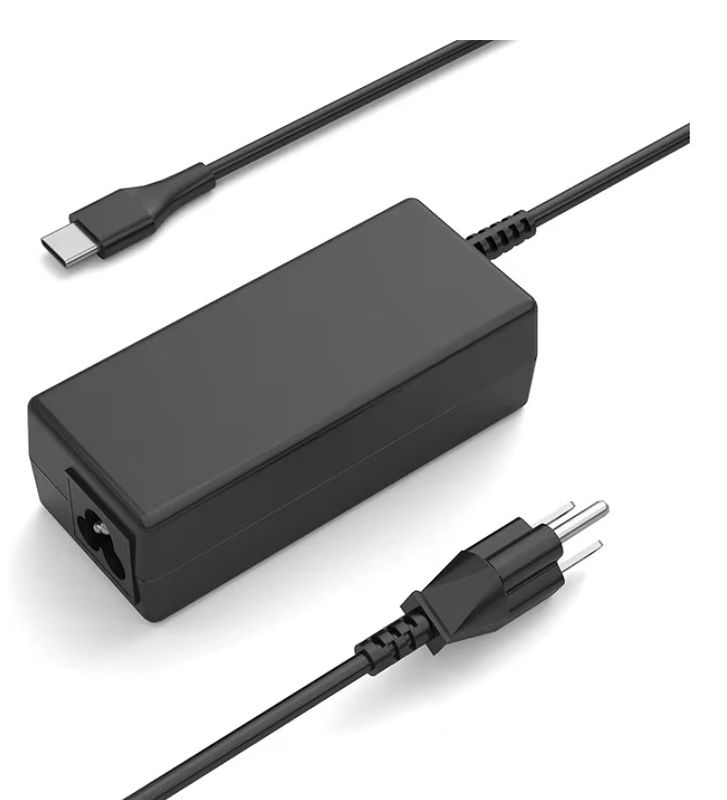 Universal 45W 65W USB C Laptop Charger Compatible with Hp Chromebook，Dell,Lenovo,Acer,Asus,Samsung Galaxy,Google and Other Type C Fast-Charging Computer AC Adapter Power Cord Supply