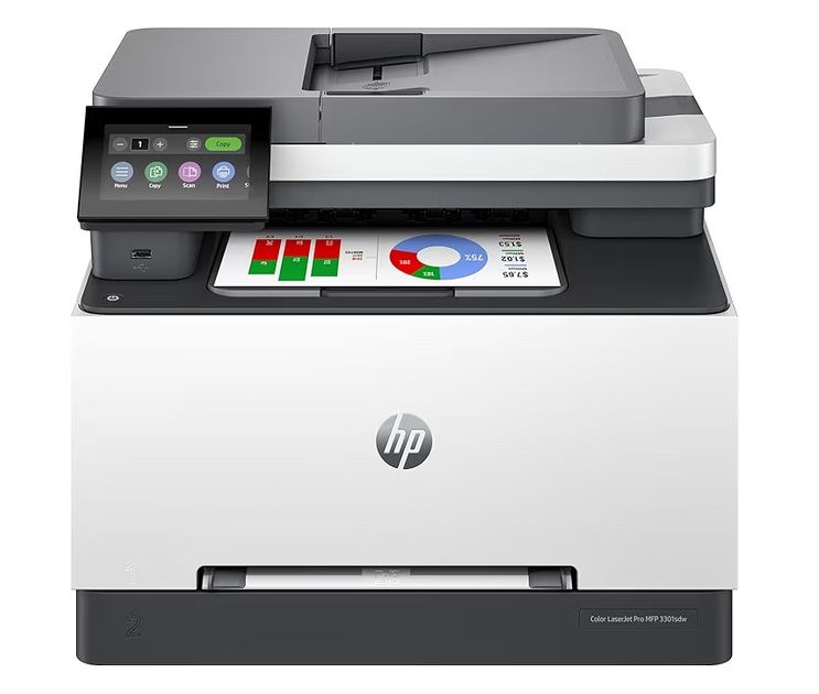 HP Color LaserJet Pro MFP 3301sdw Wireless All-in-One Color Laser Printer, Office Printer, Scanner, Copier, ADF, Duplex, Best-for-Office (499Q3F)