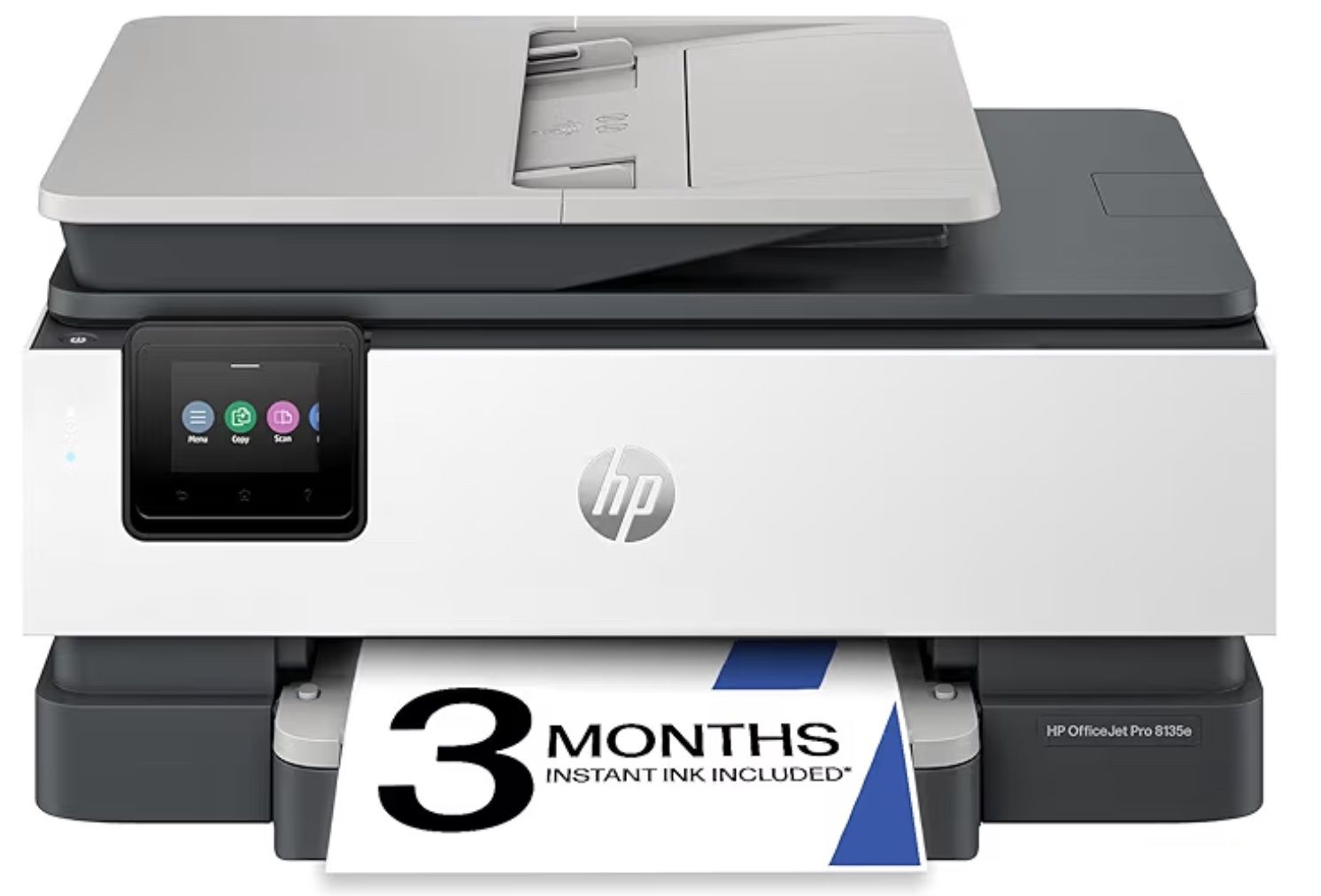 HP OfficeJet Pro 9135e Wireless All-in-One Color Inkjet Printer, Print, scan, copy, fax, ADF, Duplex printing best-for-office, 3 month Instant Ink trial included, AI-enabled (404M0A)