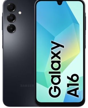 Samsung Galaxy A16 4G LTE (128GB + 4GB) International Model SM-A165F/DS Factory Unlocked, 6.7", Dual SIM, 50MP Triple Camera (Case Bundle), Black